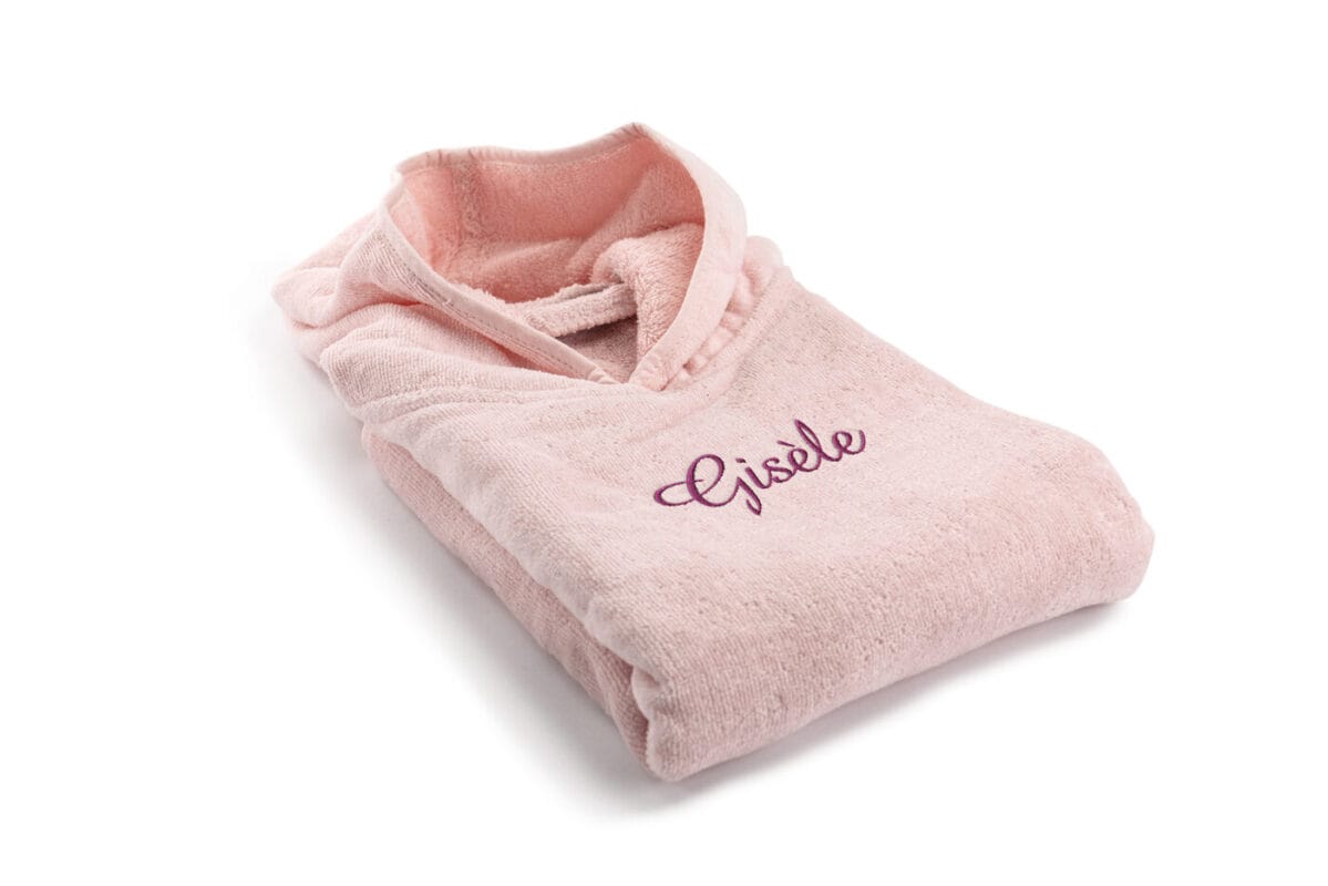 kinderponcho roze