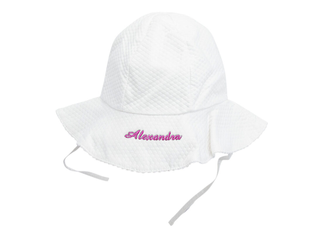 zonnehoedje wit