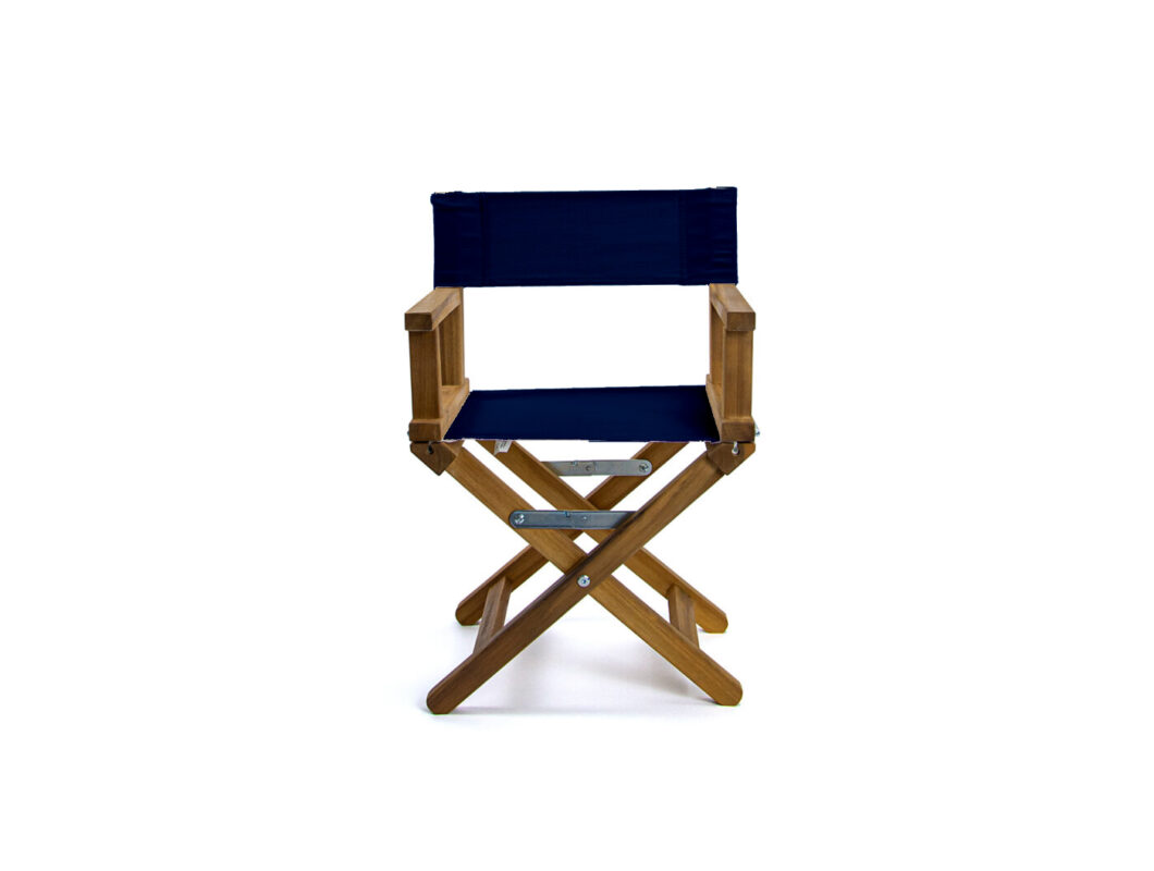 regisseurstoel blauw