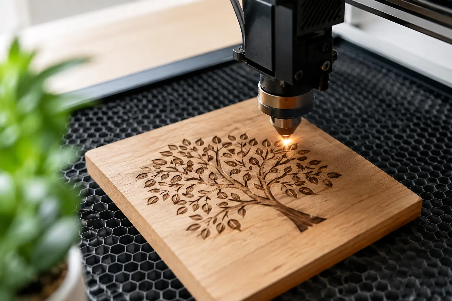 Laseren op hout prijs voor een uniek ontwerp